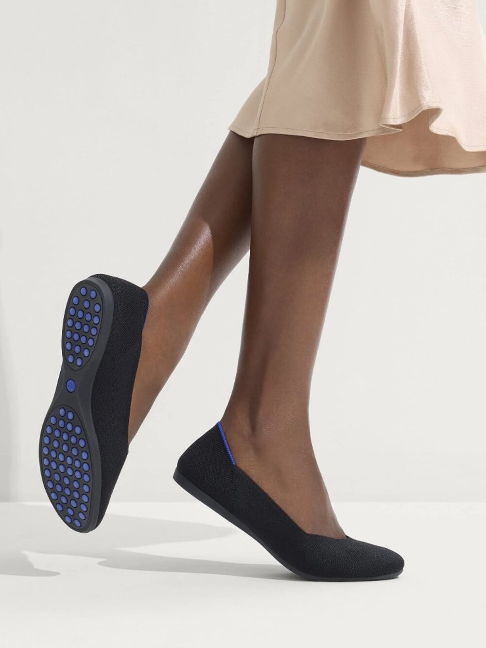 Rothy's The Daily Flat in Black Round Toe Size 9--New without Tags